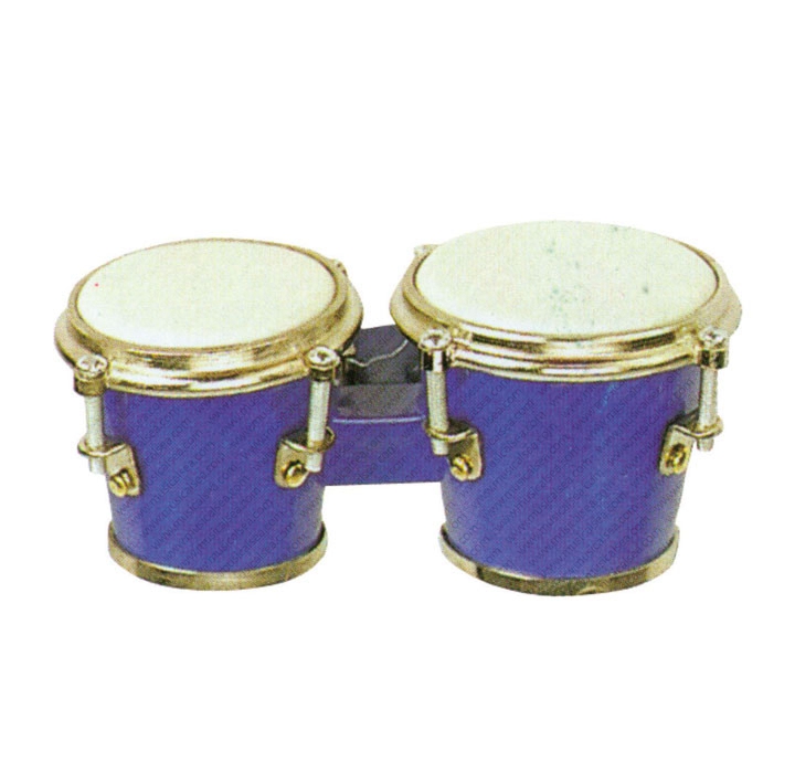 Miniature Bongo Drum Musical Instrument Replica Gift
